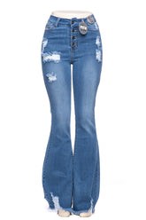 High Waisted Flare Jeans