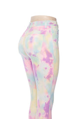 Pastel Cotton Candy Tie Dye High Rise Skinny Jeans