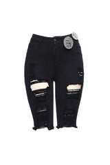 High Waisted Skinny Bermuda