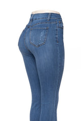 Skinny Jean - Faded Blue, Subtle Distress