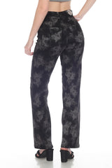 Straight-Leg Jean - Black Smoke Tie-Dye