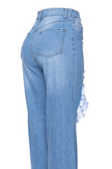 High Waisted, Relaxed Fit Jeans