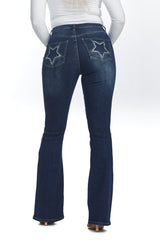 High Waisted, Boot Cut Jeans
