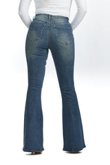 High Waisted, Boot Cut Jeans