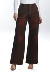 High Waisted, Straight Leg Jeans