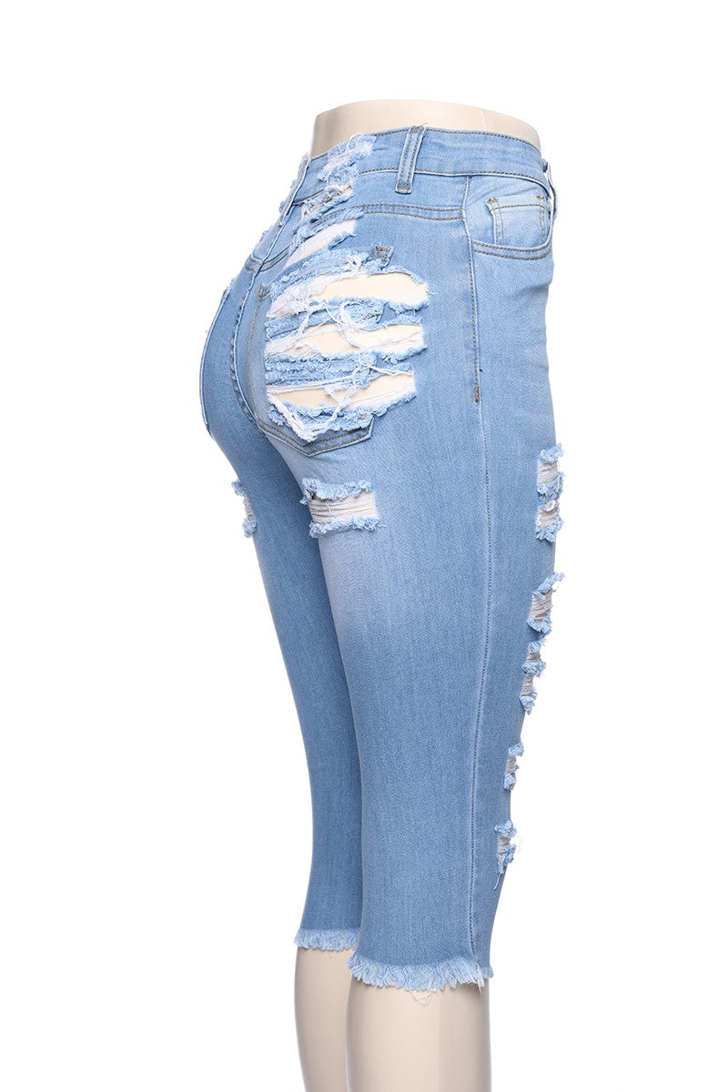 High Waisted Bermuda
