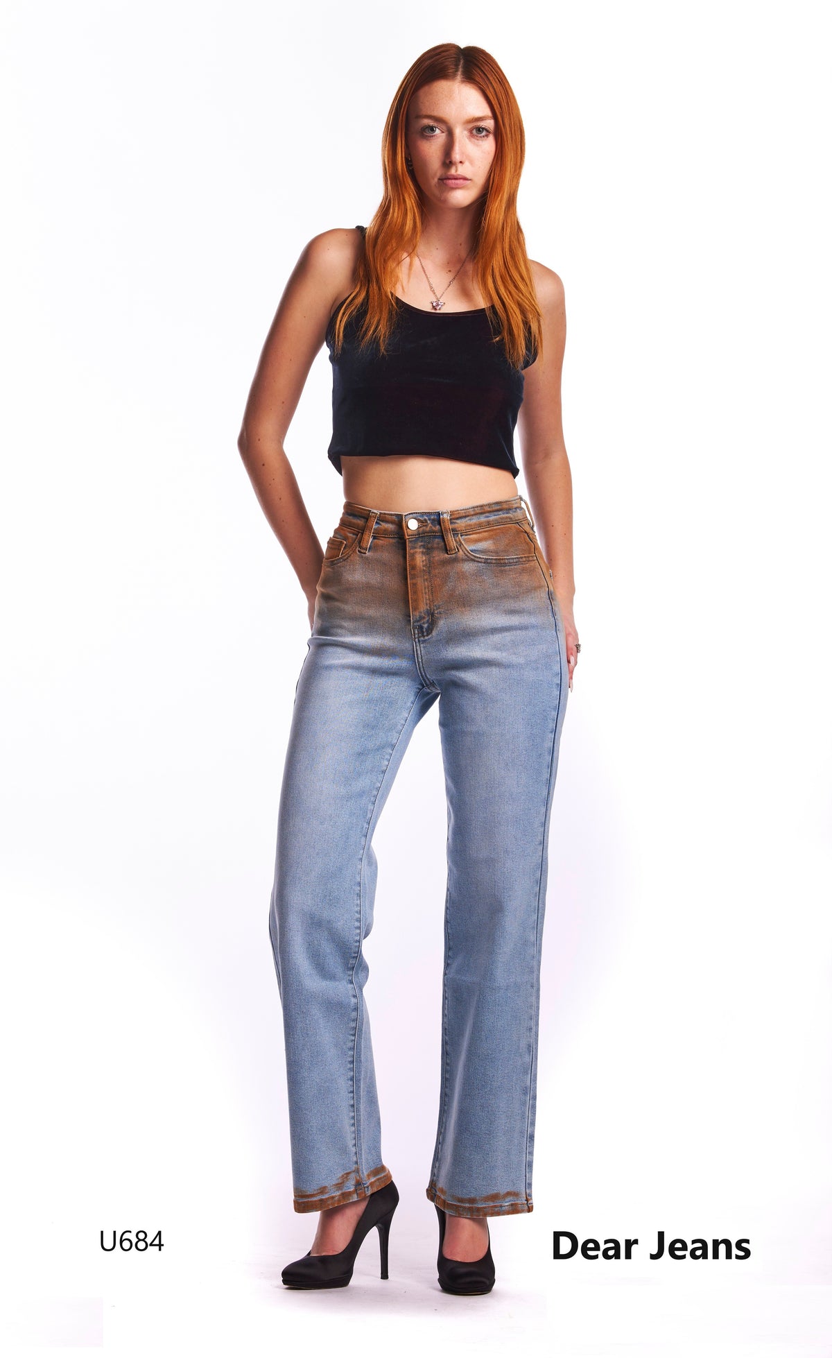 High Waisted, Straight Leg