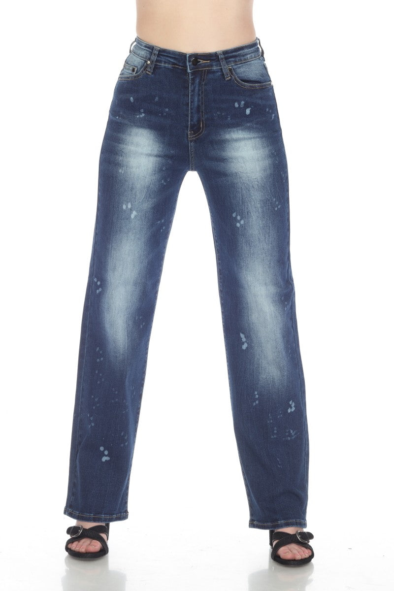 High Waisted, Relaxed Jeans