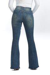 High Waisted, Boot Cut Jeans