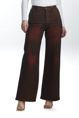 High Waisted, Straight Leg Jeans
