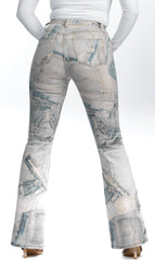 High Waisted, Boot Cut Jeans