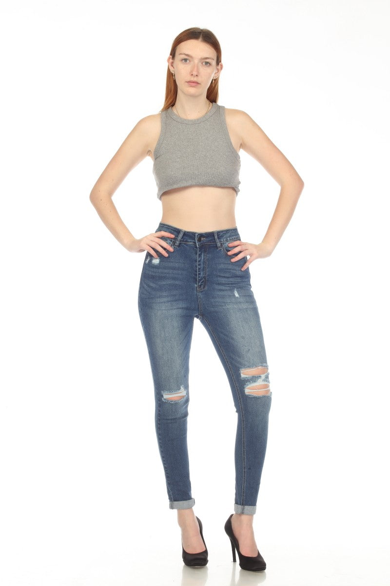High Waisted, Skinny Jeans