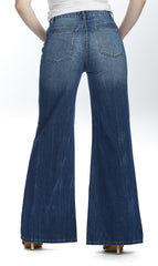 High Waisted, Wide Leg Jeans