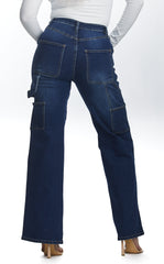 High Waisted, Straight Legs Jeans