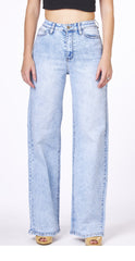 High Waisted, Straight Leg Jeans